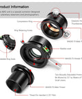 1.25 Inch Atmospheric Dispersion Corrector ADC For Telescopes With Apochromatic Correction, metal parts, bubble level, adjustments
