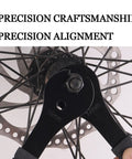 2mm Thick Low Profile Bike Cone Wrench Set For Tapered Hubs Four Piece Pro Shop Grade Carbon Steel Spanners in use