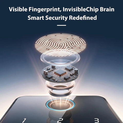 No Sweat Fingerprint Keyless Entry Deadbolt Door Lock With Touchscreen Keypad Battery Backup And Flat Out Fast Unlocking Slick Modern Smart Door Knob Replacement Heavy Duty Home Security Upgrade For Interior Or Exterior Homes