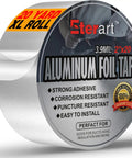 Heavy Duty Aluminum Foil Duct Tape 2 In By 20 Yd Pro Grade High Temp Seal For HVAC Vents And Insulation DIY Friendly