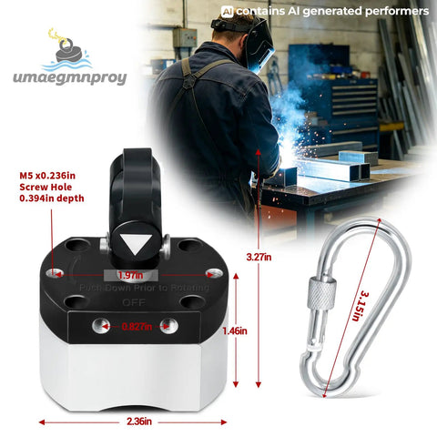 Heavy Duty 180 Lb Switch Magnet Features A Rock Solid 5 Sided Magnetic Grip Made For Welding Woodworking Shop Setup And Cabinet Installations That Really Locks In Tight
