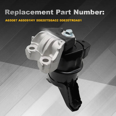 Front Engine Motor Mount For Honda Civic 1.8L 2012 2013 2014 2015 Auto Transmission Hydraulic Replacement 50820TS6H81 A65087