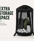 Golf Push Cart Organizer Bag With Mesh Pockets For Trolley Accessories Stores Balls Gloves Towels Water Bottle Scorecards