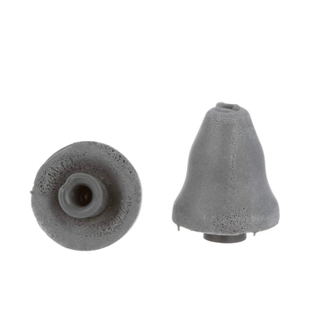 Triple-C In-Ear Communication Eartips No-Roll-Down With Double-Tapered Foam, close-up of tips, 25 Pair Case, Hearing Protection.