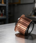 Beefy 28P Copper Hook Type Electric Commutator 37.5 X 15 X 25.5 Mm OD ID Height for power tools and appliances on desk