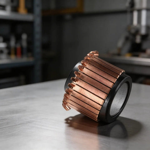 Beefy 28P Copper Hook Type Electric Commutator 37.5 X 15 X 25.5 Mm OD ID Height for power tools and appliances on desk