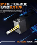 Copper electromagnetic induction lead head for industrial use with high response speed shown in focus