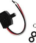 Two Pack Dusk To Dawn Photoelectric Sensor Switch with wires, rubber ring seal, 120V 60Hz, 100W Max, UL Listed for indoor outdoor use