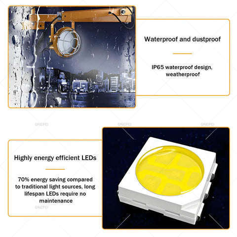 Universal LED Loading Dock Light Heavy Duty 30W Or 50W 3600 Lumens To 6000 Lumens IP65 Waterproof Design