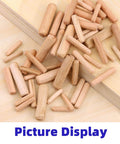 Premium Wood Dowel Pins Set 508 Pieces One Quarter Inch One Five Sixteenth Inch One Three Eighth Inch One Half Inch
