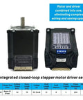 Integrated closed-loop stepper motor driver set, Nema 23, 57mm flange, HBT5756C for CNC machines