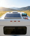 High Efficiency 100W Solar Panel Kit With Anti Corrosive Aluminum Frame And IP67 Weatherproof Junction Box on RV roof