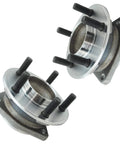 Two Piece Front Wheel Bearing And Hub Assembly Set For 2012 Through 2023 Chrysler 300, Dodge Challenger, And Charger Driver Side And Passenger Side Replacement OEM Grade Quality