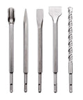 Heavy Duty SDS Plus Masonry Drill Bit Set 17 PC Carbide Tipped Four Flute Bits For Impact Rotary Hammers Concrete Brick Stone with chisels