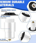 Strong & Easy Installs Bath Tub Drain Plug Metal Drain Stoppers with silicone gasket and brass screw for K-7272 K-7271.