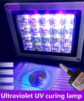 Heavy Duty UV Curing Lamp With 365Nm 395Nm And 405Nm Bands, shining bright for resin glue curing and PCB masking.