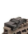 Super Slim Flip Up Front Sight Black For AR Style Rifles mounted on Picatinny rail