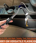 Magnetic Pickup Tool With Extendable Mirror And Telescoping Magnet Flashlight retrieving keys in car