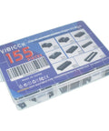 Storage box containing 155 Piece Dip IC Socket Kit With 2.54mm Pitch Solder Type Adapters In Eight Sizes