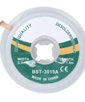 Desoldering Wick No Clean Alloy Copper Solder Removal Braid 1.5m Length 3.0mm Diameter Pro Grade High Efficiency Thermal Conductivity