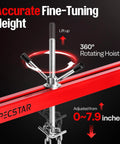 1100 Lb Engine Support Bar Transverse Hoist For Heavy Duty Engine Lifts Durable Thickened Steel With Double Beam Rust Proof Coating Resists Oil And Corrosion Wide Compatibility Across Most Vehicles And Small Engines, 57-inch bar, 360° rotating hoist