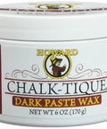 Top Tier Paste Wax For Wood And Cabinet Surfaces With Real Beeswax Blend in a 6 Oz tin for a smooth finish.