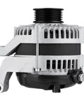 Side view of a 130 Amp Drop In Alternator for Jeep Liberty 3.7L V6 2010 2011 2012 and Dodge Nitro 2011, durable and reliable
