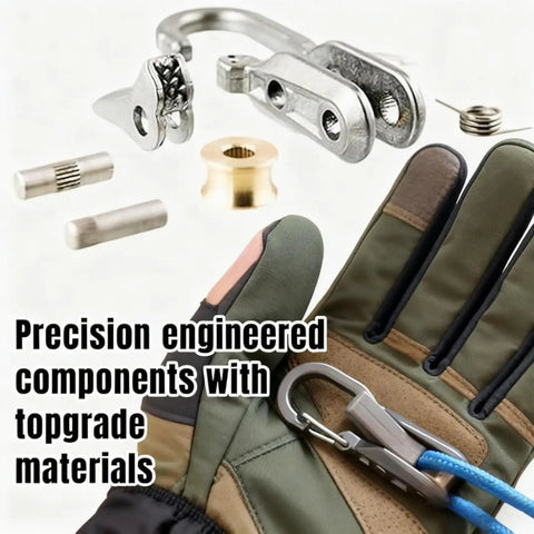Rope Tightener And Guyline Tensioner 6 Pack For Camping Heavy Duty Retractable Paracord With Alloy Carabiner Clips precision parts