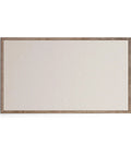 Front view of Massive 48 By 72 Bulletin Board With Rustic Wood Frame And Industrial Grade Pinning Surface for office, classroom, or home use.