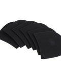 6 Pack Shoe Heel Repair Rubber Pads Replacement For Boots And Shoes Anti Slip Sole Protectors 4mm Thick Black Durable Heel Pads