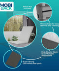 Cool Electric Lifting Backrest For Bed That Lets You Sit Up Easy With Smooth Pump System showing durable fabric and steel parts.