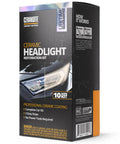 Cerakote Ceramic Headlight Restoration Kit box, front view, 10-wipe kit, black packaging