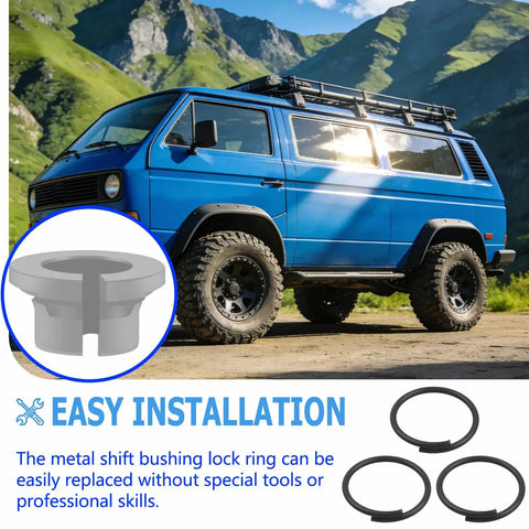 Three Pack O Ring Shifter Bushing Lock Ring Replacement For VW Shift Lever Bushing Compatible With Volkswagen Transmissions