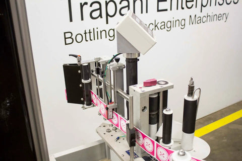 Heavy Duty Compact Modular Label Applicator Built Tough For Relentless Shifts Runs Smooth and places labels on point with rugged steel frame.