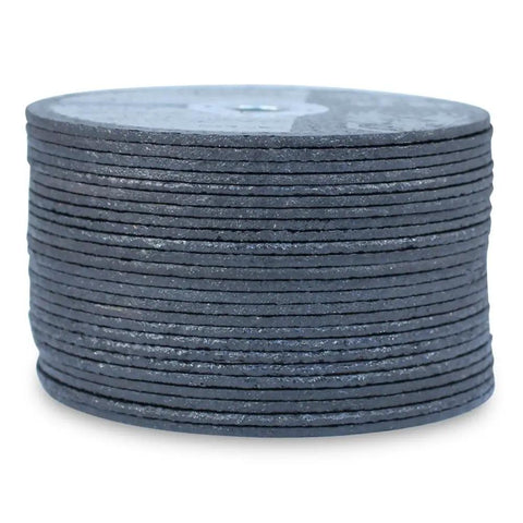 Premium 3 Inch Cut Off Wheels 1/16 Thick With 3/8 Arbor 25 Pack stacked zirconia discs for die grinder and electric tools.