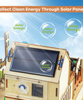 Solar-powered module in ESP32 Smart Home Starter Kit with voice and app control, plug and play IoT system compatible with Arduino IDE.