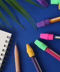 Dope Colorful Pencil Top Erasers Set 120 Latex-Free Cap Tops That Fit All Standard Pencils Erases Cleanly And Reduces Smudging