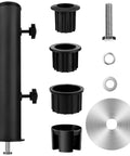 Universal Granite Umbrella Stand Tube For Outdoor Use Stainless Steel Base Heavy Duty Marble Flag Pole Stake Holder components