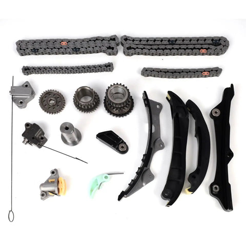 3.6L Pentastar Timing Chain Kit Drop-In For 2011-2016 Jeep Grand Cherokee Wrangler Dodge Charger Durango Grand Caravan Chrysler 300 RAM 1500 V6 With Easy Install OEM Fitment And Reliable Engine Timing Gear Set components