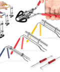 Upgraded 5 Piece Hydraulic Cylinder Seal Installation Tool Kit With Twistor Seal Installers in small, medium, and large sizes