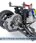 Beefed Up Steel RC Spur Gear Set 32P 56T With 18T Pinion for 1/10 Scale 2WD Rustler Slash Stampede drivetrain installation