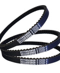 Beefed Up 3 Piece Drive Belt Kit For Go Karts And Mini Bikes Fits 212cc 196cc 5 To 7hp Engines Showing Three Belts