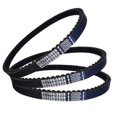 Beefed Up 3 Piece Drive Belt Kit For Go Karts And Mini Bikes Fits 212cc 196cc 5 To 7hp Engines Showing Three Belts