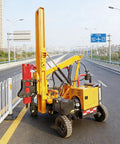 Beefed Up Guardrail Post Driver And Hydraulic Pile Driving Machine for construction sites on road, durable and high torque performance