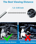 Straight Up Crisp 960P Industrial Endoscope Camera And Ten Meter Flexible Borescope With Dual Port Type C Plug for ideal viewing distance in engine.
