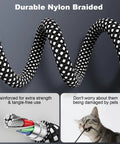 Retractable Braided USB A To USB C Car Charger Cables 2 Pack 3 Ft Ultra Fast Charge Grey Tangle Free Durable Nylon Braided