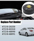 Replacement Brake Master Cylinder Fluid Reservoir Cap For Toyota Tacoma 2000-2004, Toyota Tundra 2000-2006, Lexus ES350 2007-2008