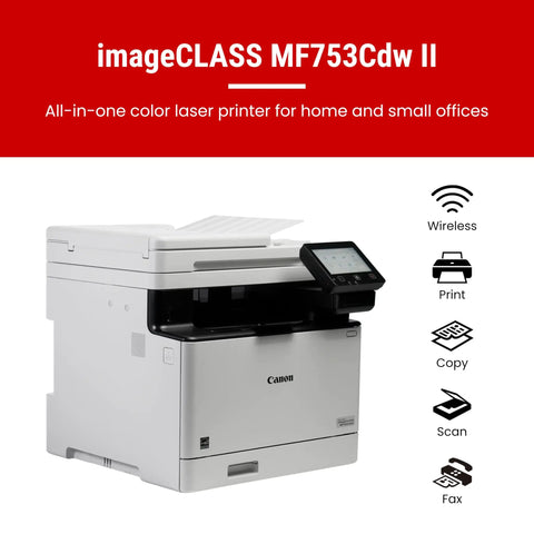 Color Wireless Duplex Printer All In One With Scanner Copy Fax Four In One 35 PPM Color And Black White Auto Document Feeder