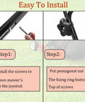 Installation steps for Two Pack Lawn Mower Handle Bolts And Knobs Replacement Kit For TimeMaster Recycler Snowblower