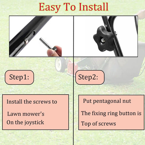 Installation steps for Two Pack Lawn Mower Handle Bolts And Knobs Replacement Kit For TimeMaster Recycler Snowblower